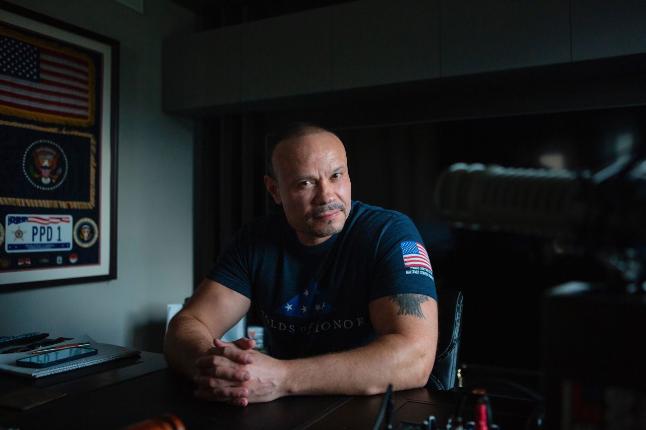 Dan Bongino is photographed in Stuart, Florida, on March 18, 2021.