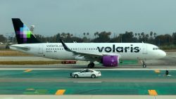 A Mexican Volaris Airlines Airbus A320-271N, taxis at Los Angeles International Airport on May 1, 2021 in Los Angeles, California. (Photo by Daniel SLIM / AFP) (Photo by DANIEL SLIM/AFP via Getty Images)