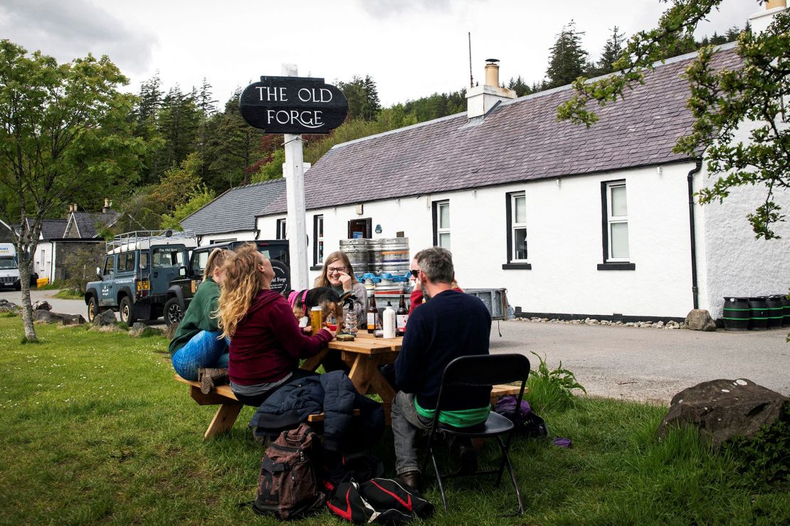 Pubs are everywhere — including on the remote Knoydart peninsula in Scotland, reached only via a 30-minute boat ride or an 18-mile, two-day hike over rugged terrain.