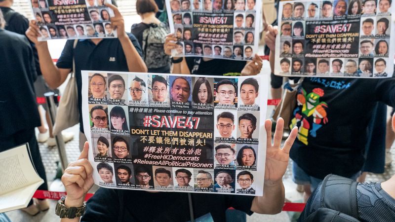 Hong Kong 47: Democracy leaders sentenced to lengthy jail terms in largest national security trial as Beijing tightens grip