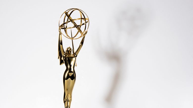 An Emmy Trophy in Los Angeles, California, September 16, 2021.