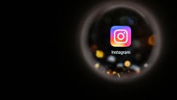 This picture taken in Moscow on October 5, 2021 shows the US social network Instagram logo on a smartphone screen. - Major social media services including Facebook, Instagram and WhatsApp were hit by a massive outage on October 4, 2021, tracking sites showed, impacting potentially tens of millions of users. (Photo by Kirill KUDRYAVTSEV / AFP) (Photo by KIRILL KUDRYAVTSEV/AFP via Getty Images)