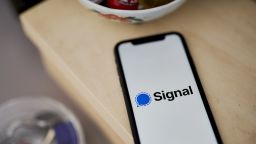 The Signal logo on October 5, 2021.