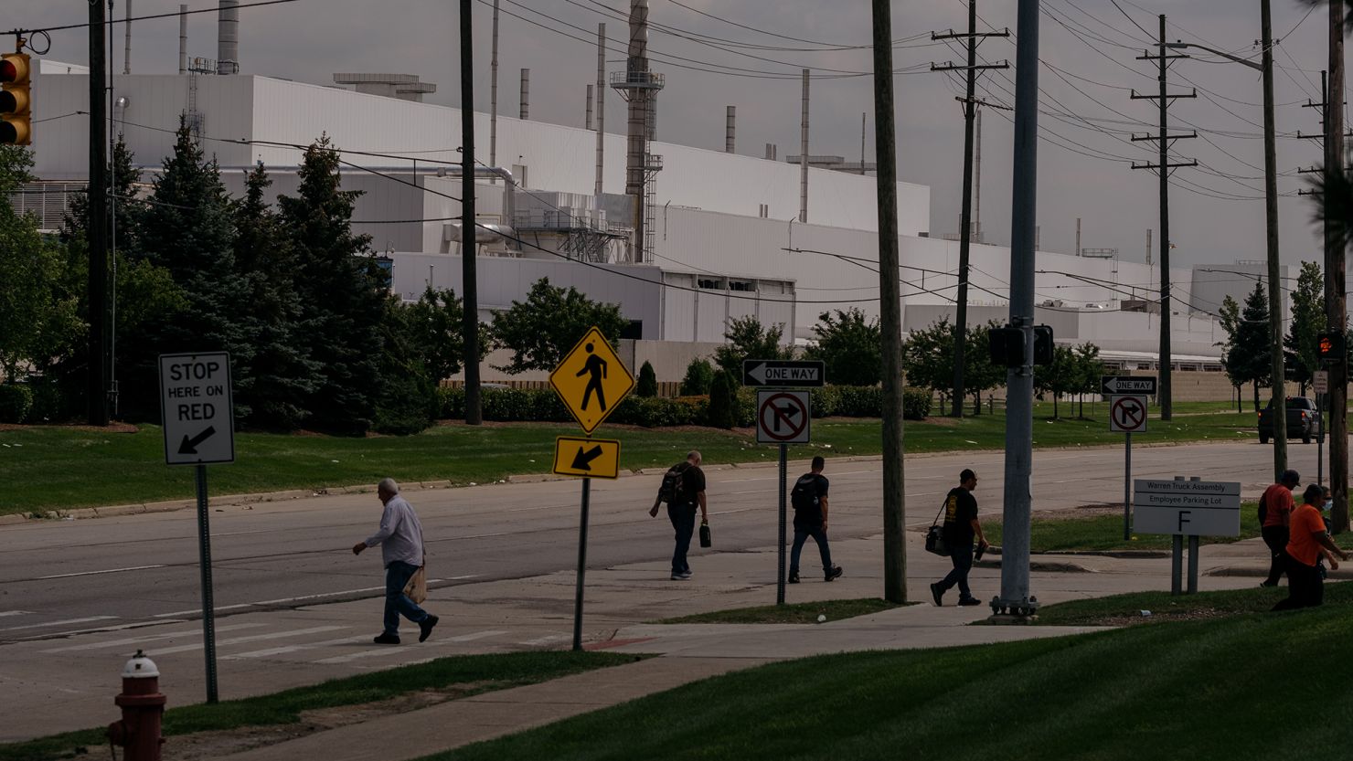 The Fiat Chrysler Automobiles NV (FCA) Warren Truck Assembly plant in Warren, Michigan, U.S., on Thursday, July 29, 2021.