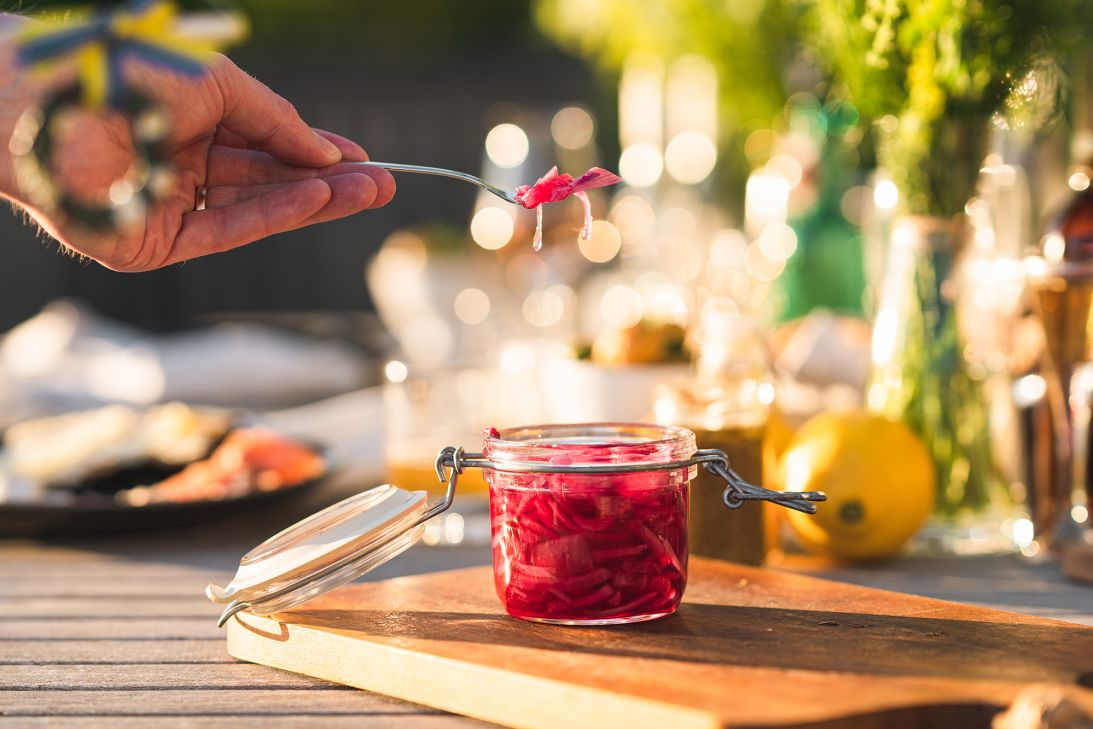 Quick pickling your vegetables can extend their life for about four weeks.
