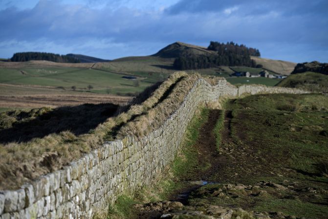 <strong>Massive undertaking: </strong>Started in 122CE to mark a boundary in the Roman Empire, Hadrian's Wall ran for 73 miles across what is now the north of England.