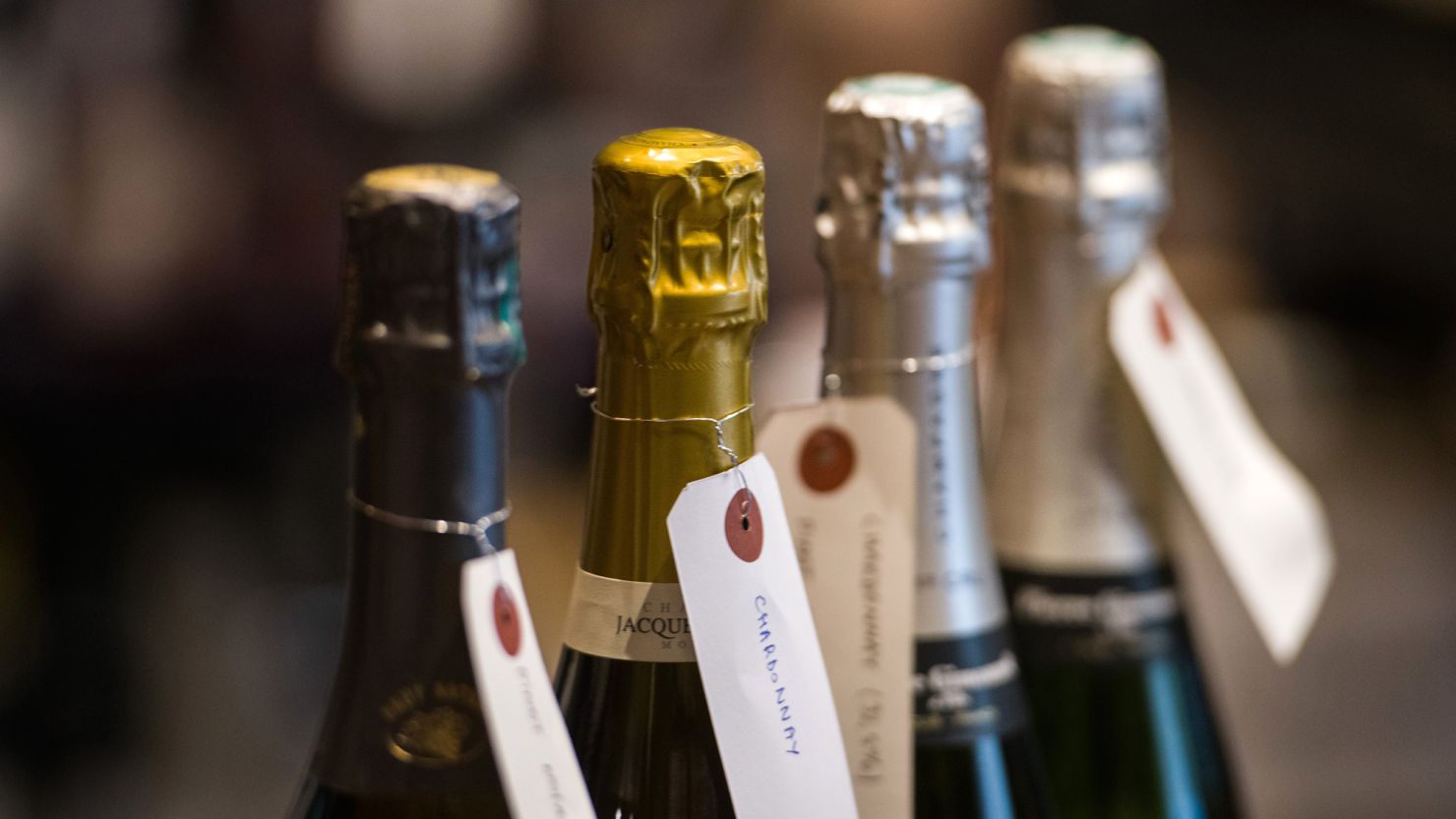 Champagne sales dropped for the second consecutive year.