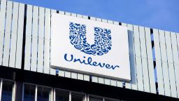 Signage for Unilever Plc at the company's headquarters in Rotterdam, Netherlands, on Tuesday, Feb. 8, 2022. Unilever Chief Executive Officer?Alan Jope?is facing growing pressure to accelerate a revamp of the company as shareholder discontent gains ground in light of the failed bid to buy?GlaxoSmithKline Plc's consumer-health unit. Photographer: Peter Boer/Bloomberg via Getty Images