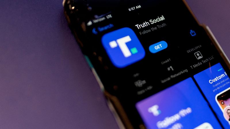 Собственикът на Truth Social Trump Media Technology Group се охлади