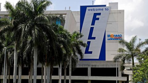 Fort Lauderdale-Hollywood International Airport as seen on Tuesday Sept. 7, 2021. A veteran police officer from Jamaica was indicted after attempting to smuggle close to 3 pounds of cocaine into South Florida, a federal grand jury says. (Susan Stocker/South Florida Sun Sentinel/Tribune News Service via Getty Images)