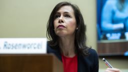 Federal Communications Commission Chairwoman Jessica Rosenworcel testifies during the House Energy and Commerce Subcommittee on Communications and Technology hearing titled Connecting America: Oversight of the FCC, in Rayburn Building on Thursday, March 31, 2022.