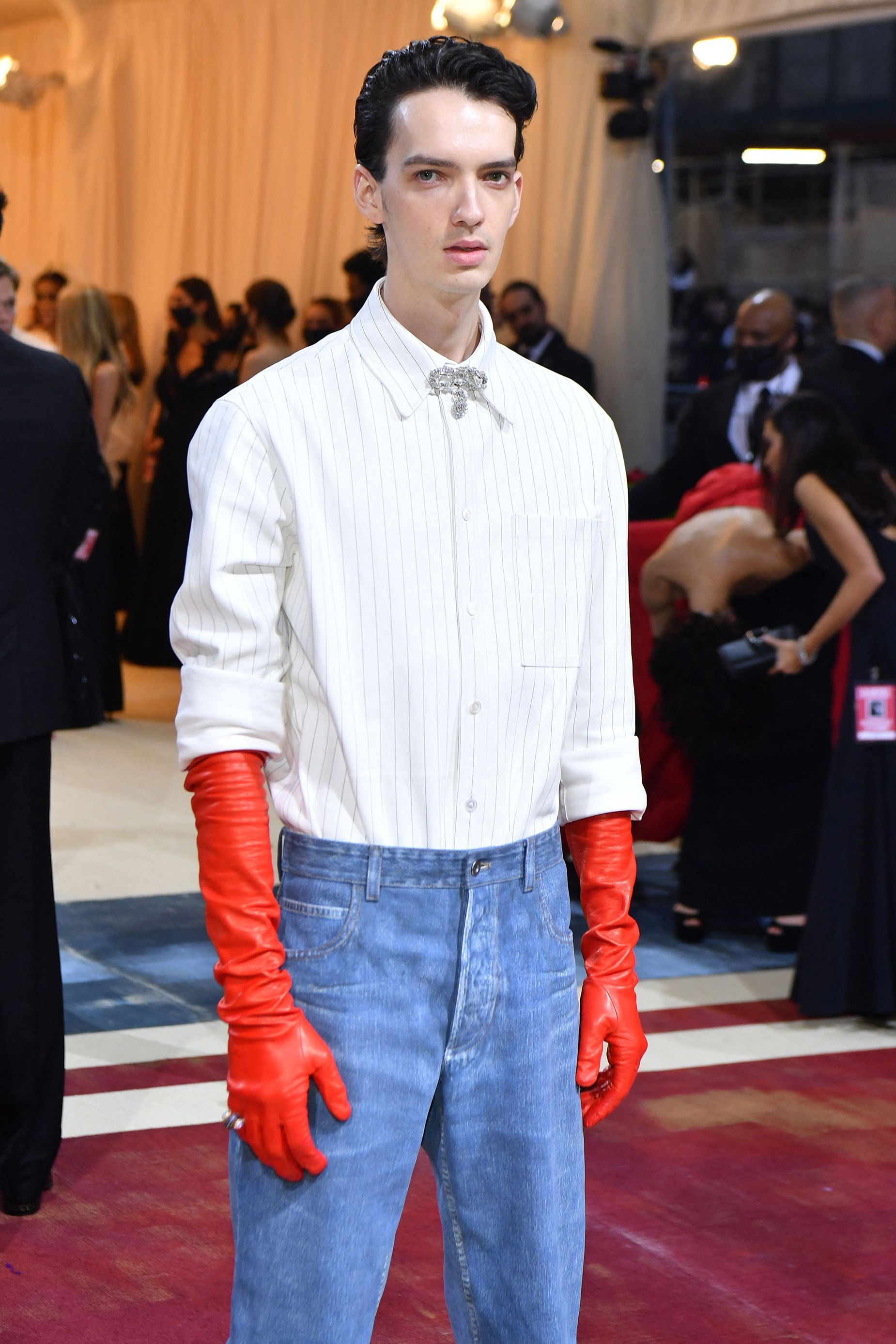 Australian actor Kodi Smit-McPhee at the 2022 Met Gala.