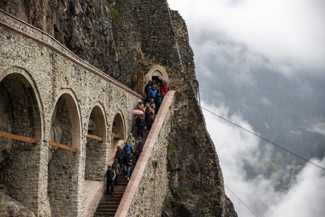 <strong>Back from the brink:</strong> The monastery has since undergone years of careful restoration and is now on UNESCO's tentative list for designation as a world heritage site.