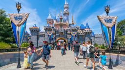 ANAHEIM, CA - MAY 27: General views of Sleeping Beauty Castle at Disneyland on May 27, 2022 in Anaheim, California.  (Photo by AaronP/Bauer-Griffin/GC Images)