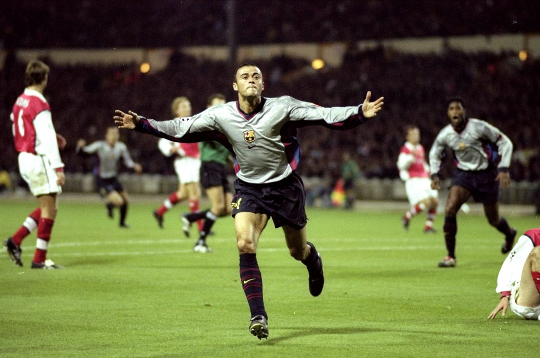Enrique played for both Barcelona and Real Madrid during his career.