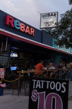 <strong>ReBAR: </strong>ReBAR opened in 2016, adding to the neighborhood's growing social scene.