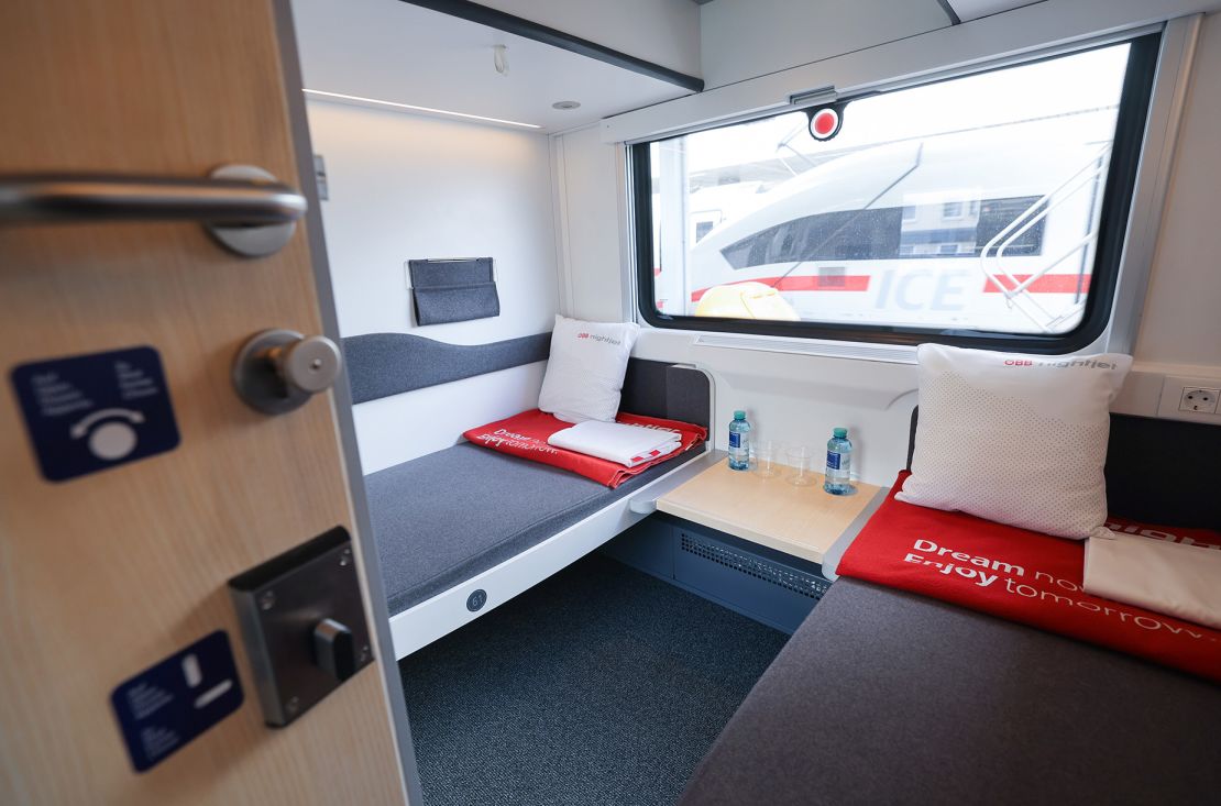 Accommodation on board night trains is being upgraded.