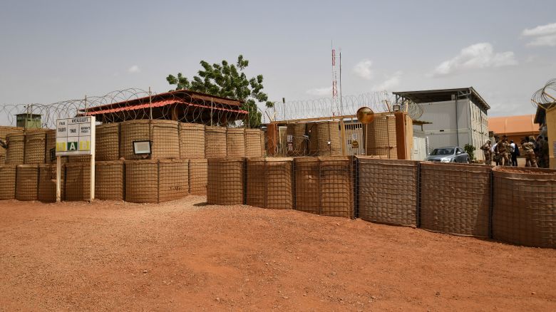 A general view of the Niamey 101 military base in Niamey, Niger, on July 15, 2022.