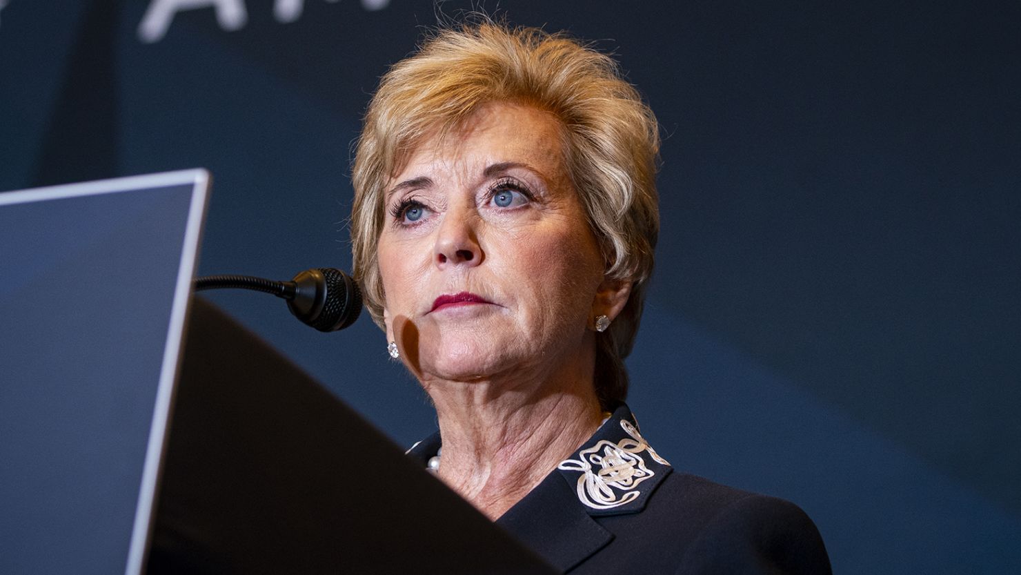 Linda McMahon, Trump's pick for Education secretary.