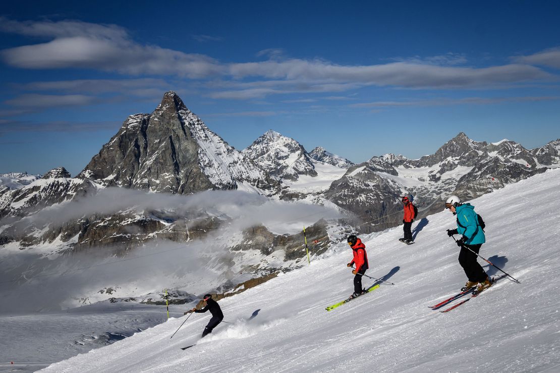 A new cable car opened in 2023 connecting Zermatt in Switzerland to the Italian resort of Cervinia.