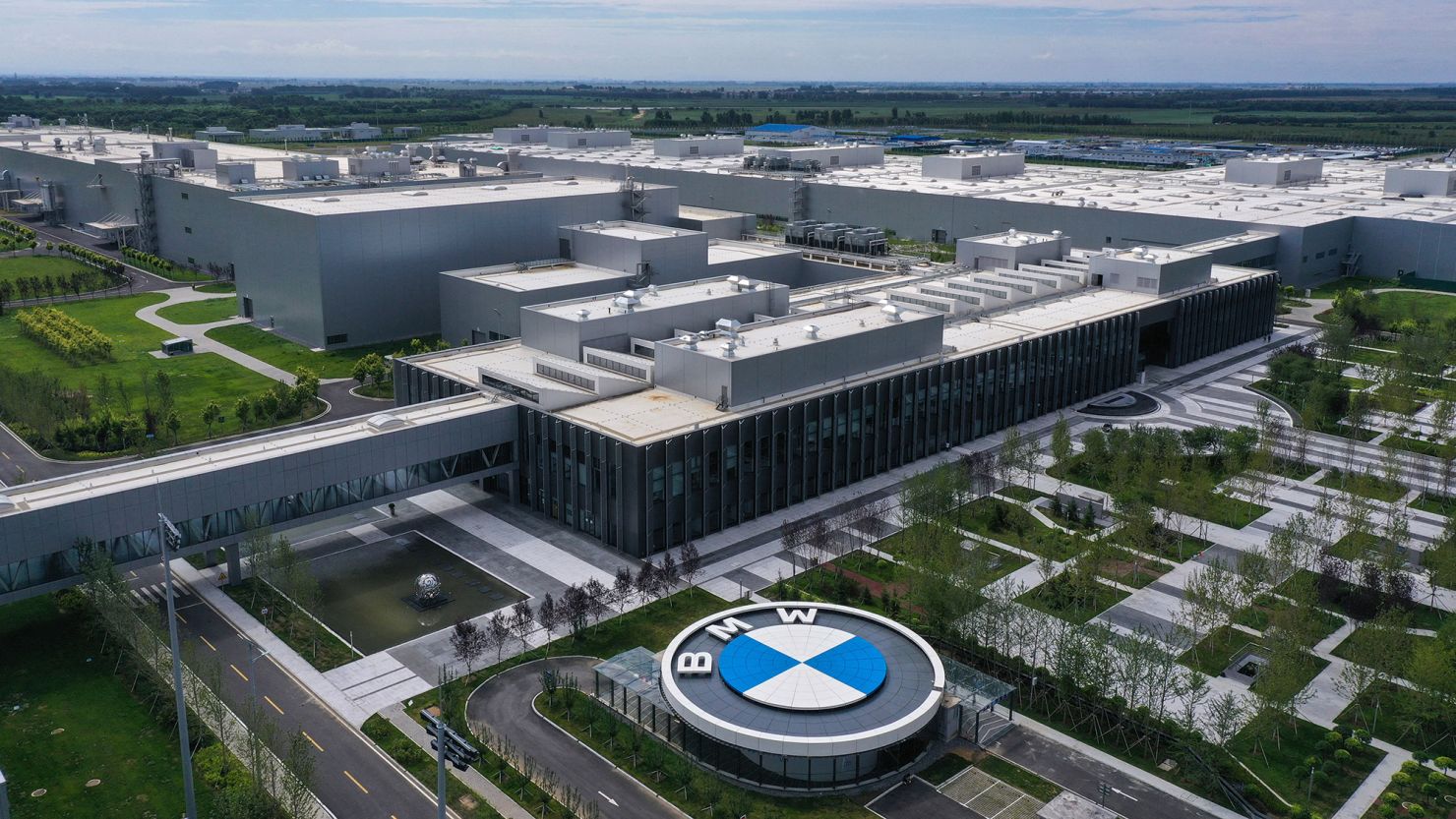 A BMW factory in Shenyang in China's northeastern Liaoning province, pictured in August 2022.