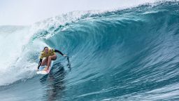 Carissa Moore is preparing to defend her Olympic title later this year.
