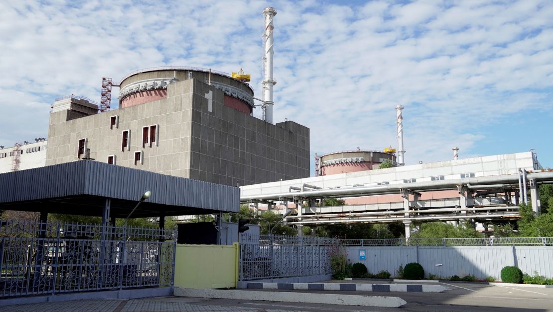 This photo taken on September 11, 2022 shows a general view of the Zaporizhzhia Nuclear Power Plant in Enerhodar (Energodar), Zaporizhzhia Oblast, amid the ongoing Russian military action in Ukraine.