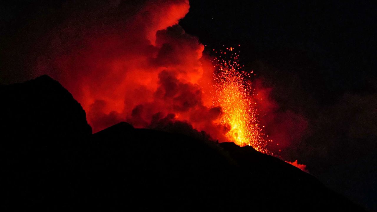 Monte Stromboli volcán