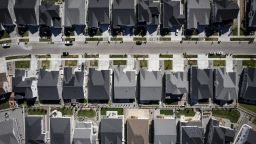 Single family homes in a housing development in Aurora, Colorado, US, on Monday, Oct. 10, 2022.