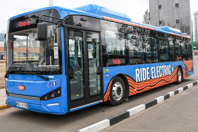 Across the continent, transport startups are embracing electric vehicles. In Kenya, BasiGo and Roam are developing electric alternatives to Nairobi’s ubiquitous matatus (privately owned and operated minibuses). BasiGo is importing bus kits from China and assembling them locally, while the Roam buses (pictured) are designed and built in Kenya.