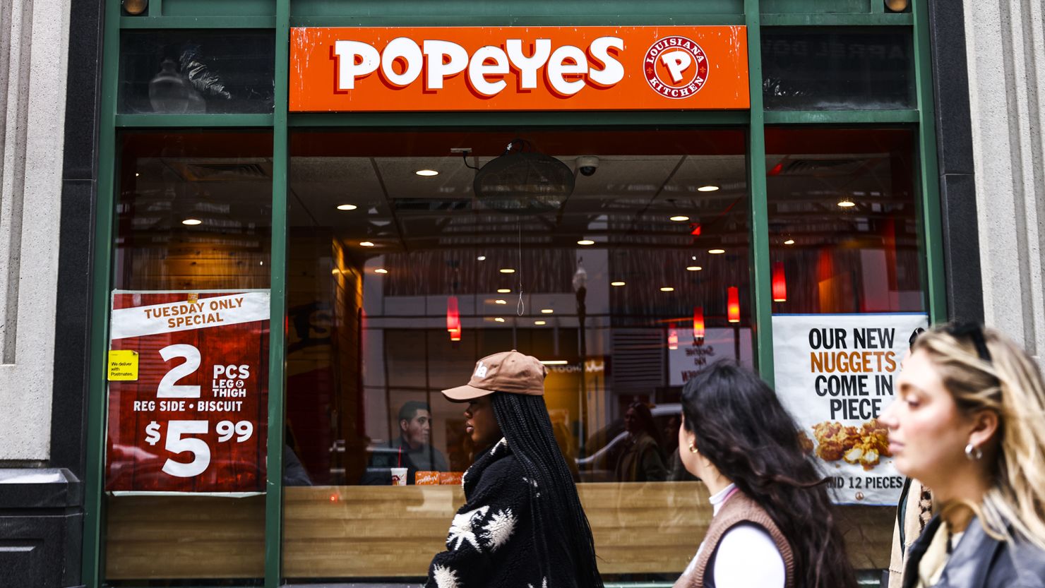 Popeyes is selling a new line of chicken wings