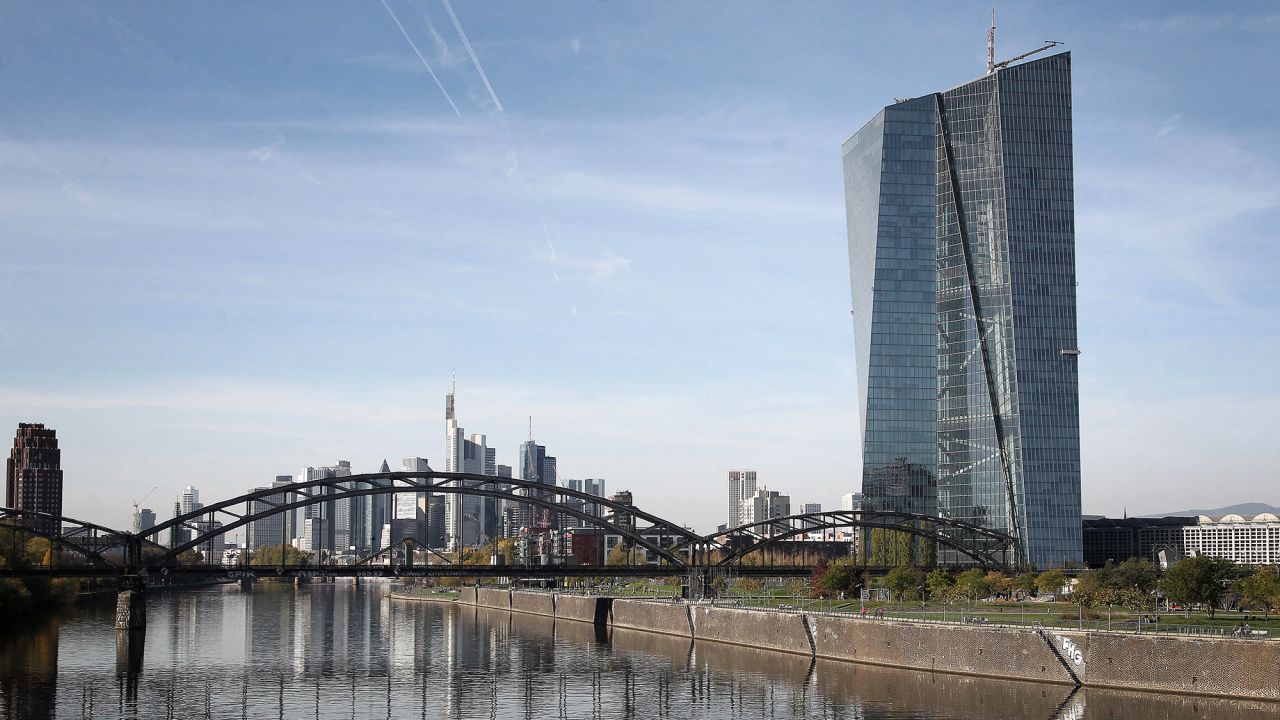 The ECB <strong>building in Frankfurt, Germany, pictured in October 2022</strong>.