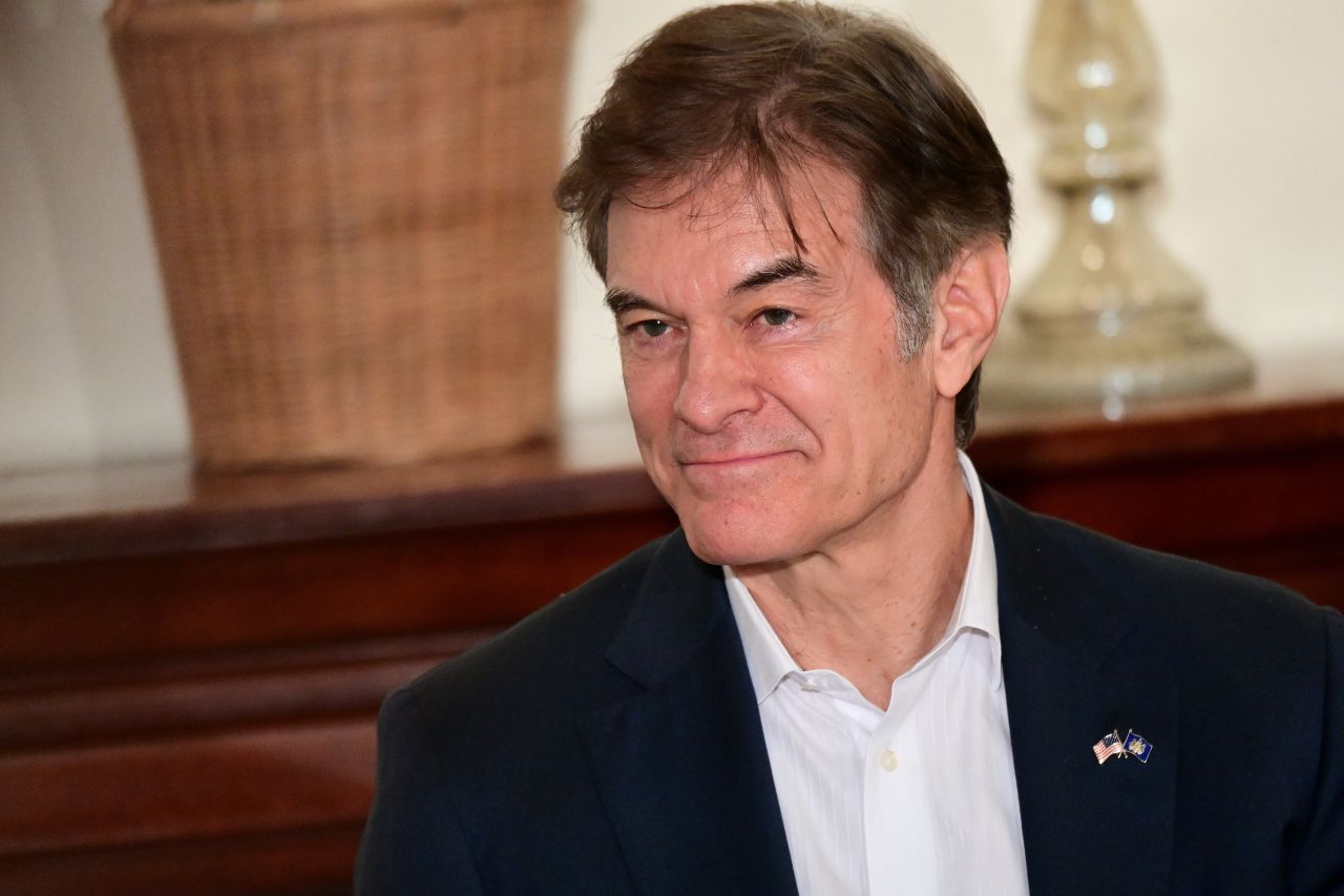 Dr. Mehmet Oz is seen at an event in 2022.