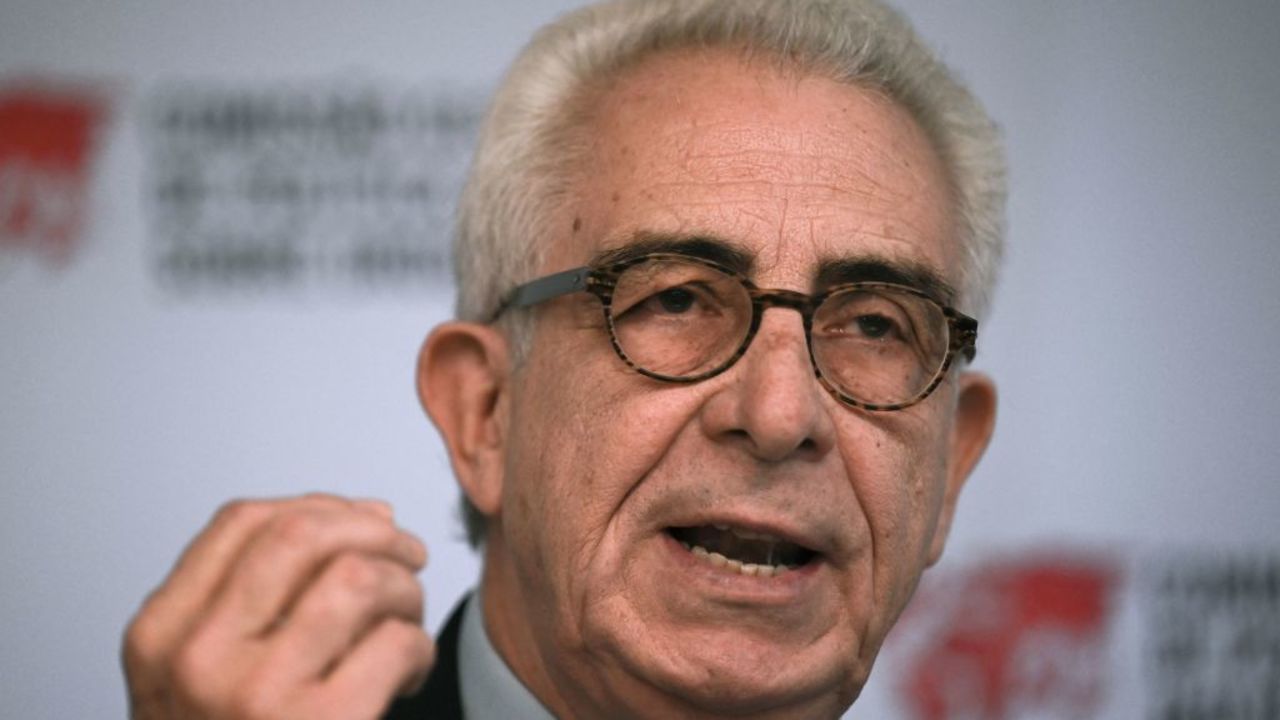 Mexico's ex-president (1994-2000) Ernesto Zedillo speaks during the Global Commission on Drug Policy meeting, in Bogota on November 9, 2022. (Photo by Juan BARRETO / AFP) (Photo by JUAN BARRETO/AFP via Getty Images)