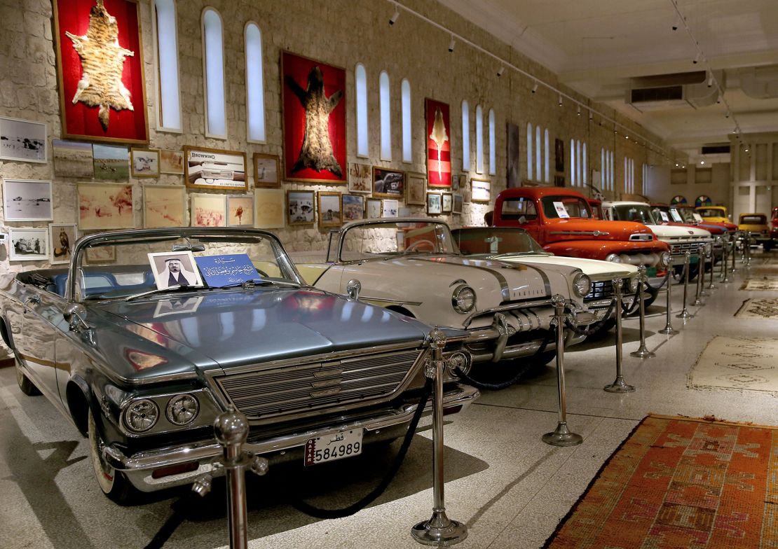 The huge collection of vintage and luxury cars is one of the museum's attractions.