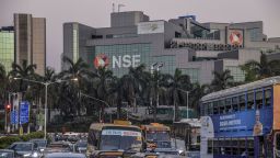National Stock Exchange of India Ltd. (NSE) building in Mumbai, India, in December 2022. 