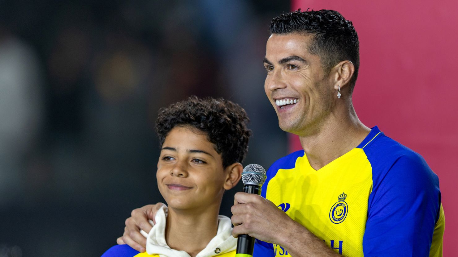 Cristiano Ronaldo Jr. (left) has earned his first call-up to the Portugal Under-15 national team.