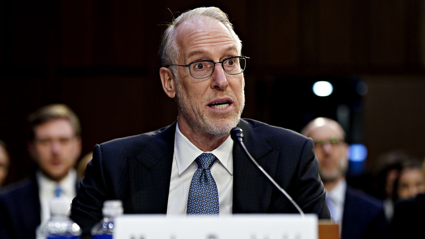 Joe Berchtold, president and CFO of Live Nation Entertainment Inc., speaks during a Senate Judiciary Committee hearing in 2023.