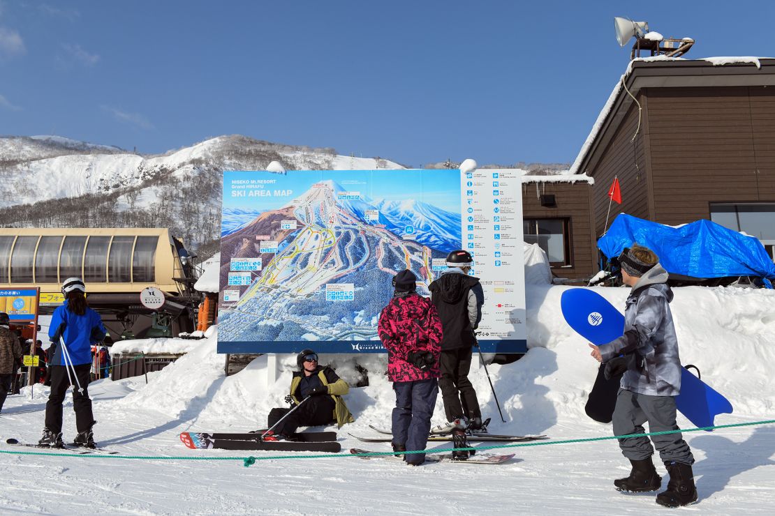 Hirafu is the largest of the four resorts that make up the Niseko United ski area.