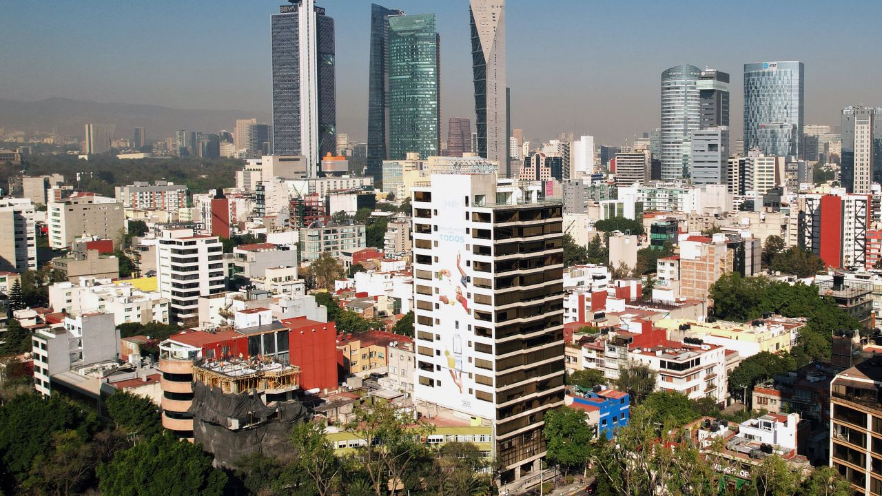 View taken on February 2, 2023 of the Roma Norte neighborhood in Mexico City. Mexico City is attracting a rising number of tourists and foreigners who rent accommodation through online platforms, but following the deaths of several people from suspected carbon monoxide poisoning, authorities are seeking to regulate online rental websites. (Photo by CARLO ECHEGOYEN / AFP) (Photo by CARLO ECHEGOYEN/AFP via Getty Images)