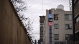 A view of the National Public Radio (NPR) headquarters on North Capitol Street February 22, 2023 in Washington, DC.