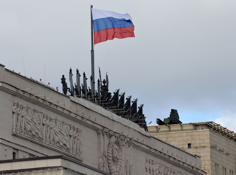 The Russian Defense Ministry is pictured March 1, 2023, in Moscow, Russia.