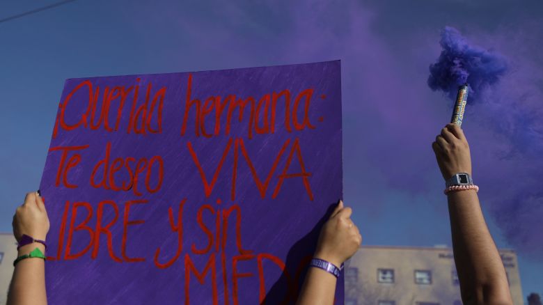 Marcha por el Día de la Mujer en Ciudad de México el 8 de marzo de 2023