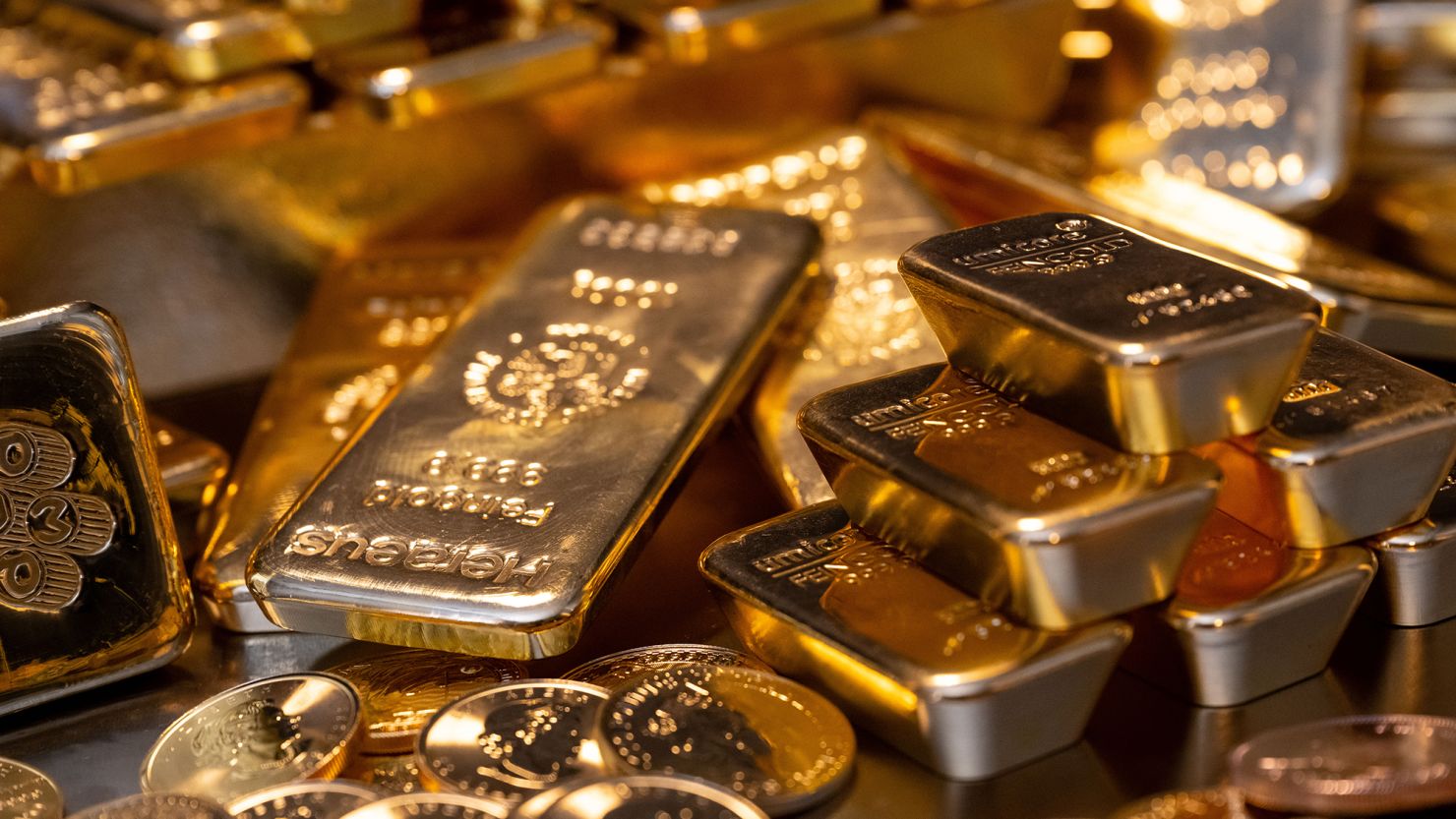Gold prices hit a record high. There's a gold rush on Wall Street