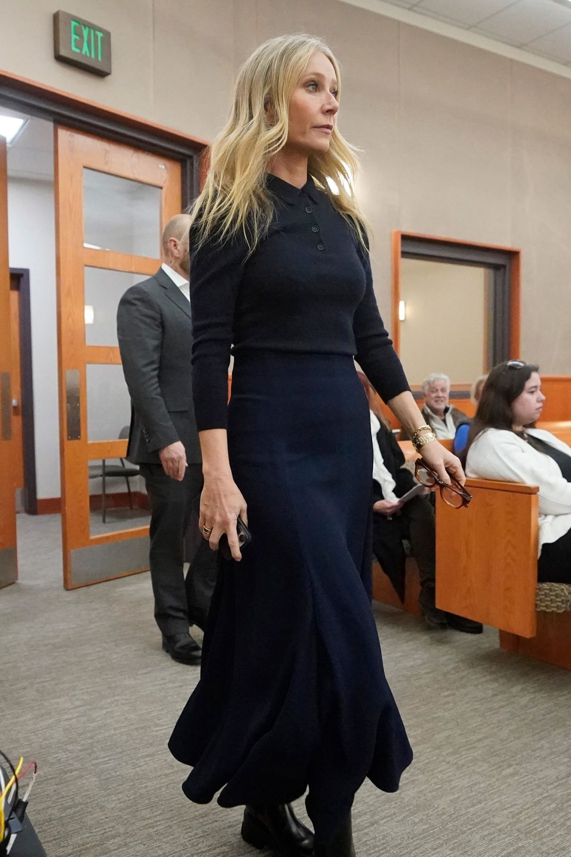 In March 2023, Gwyneth Paltrow faced legal action from plaintiff Terry Sanderson, who was suing Paltrow for $300,000 after a skiing accident in Utah. For the courtroom, she chose a series of cashmere sweaters and insider labels that made her the face of "quiet luxury."