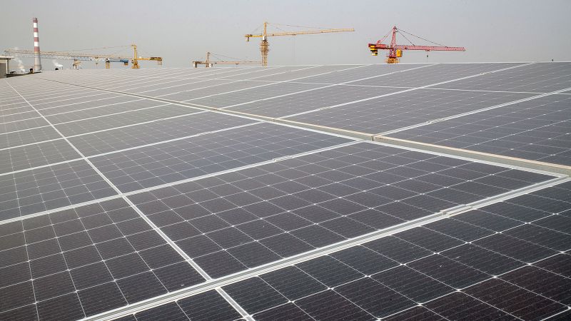 EU says subsidies may be letting Chinese firms compete unfairly for solar panel contract | CNN Business