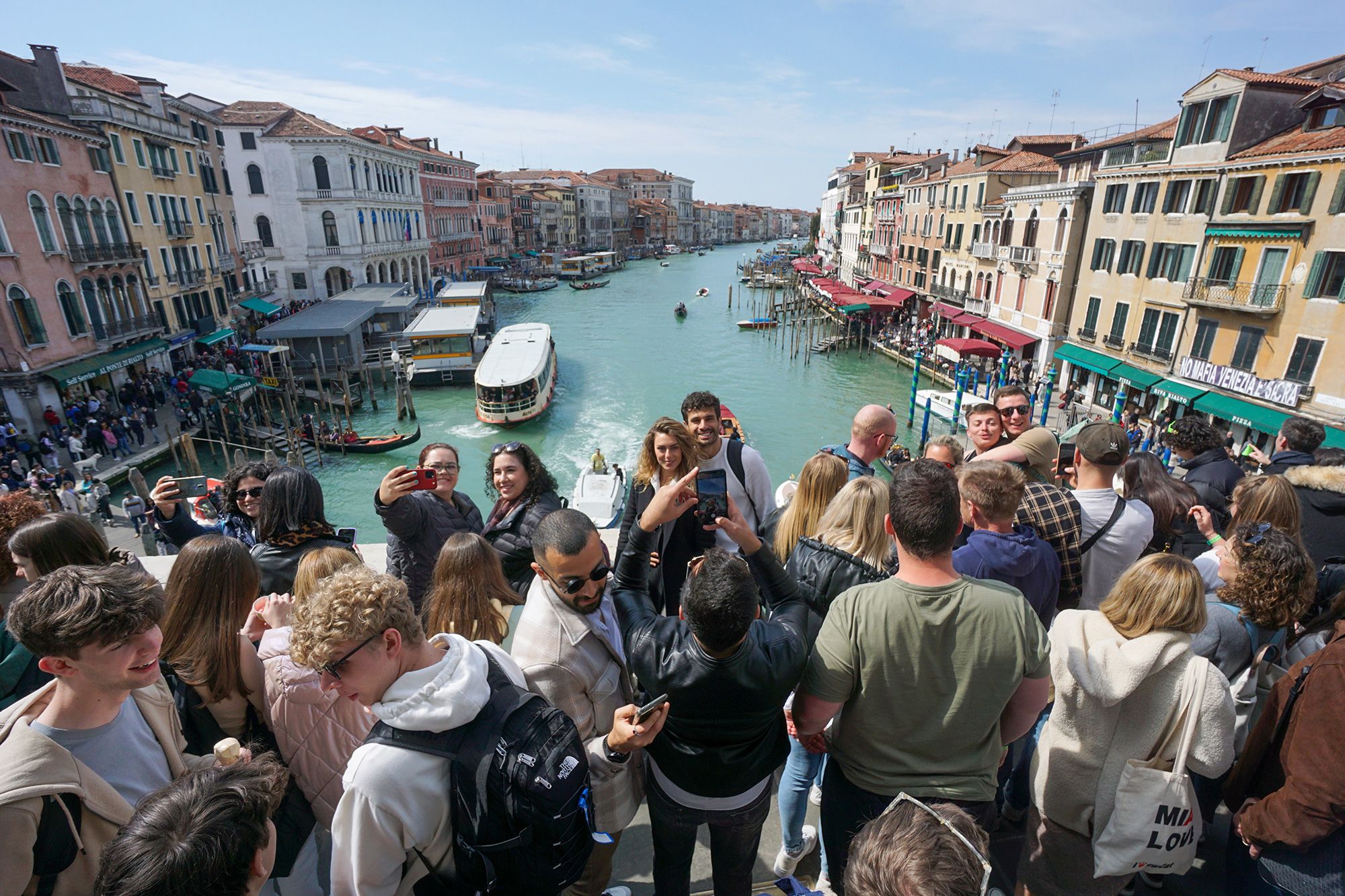 An estimated 30 million people visit Venice each year, dwarfing the dwindling resident population, which is now less than 50,000.