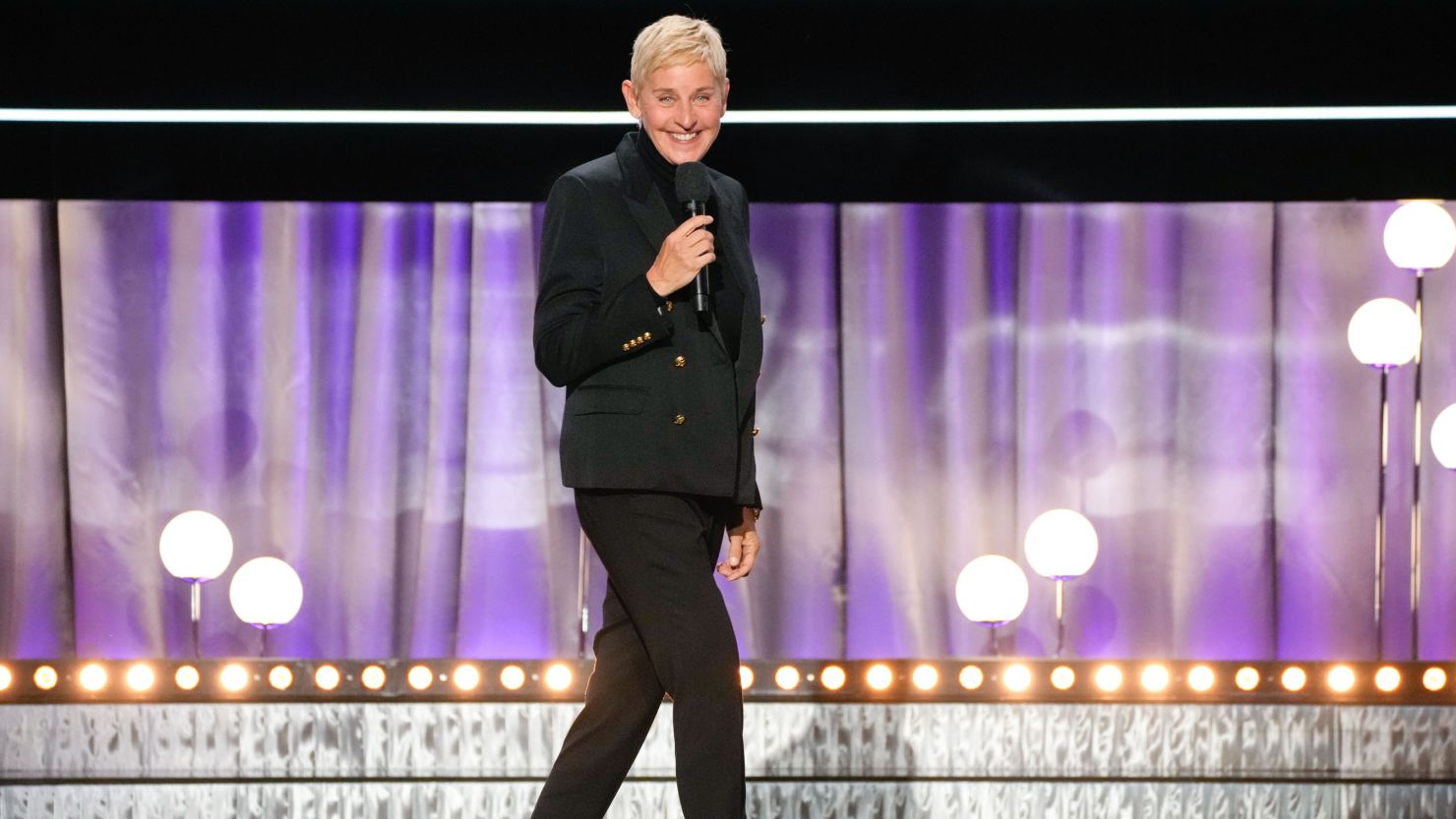 Ellen DeGeneres, pictured here during a special celebrating Carol Burnett, is currently on a new stand-up comedy tour.