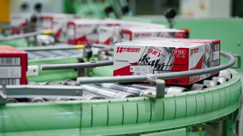 Hackers halt production at Japan’s biggest brewer