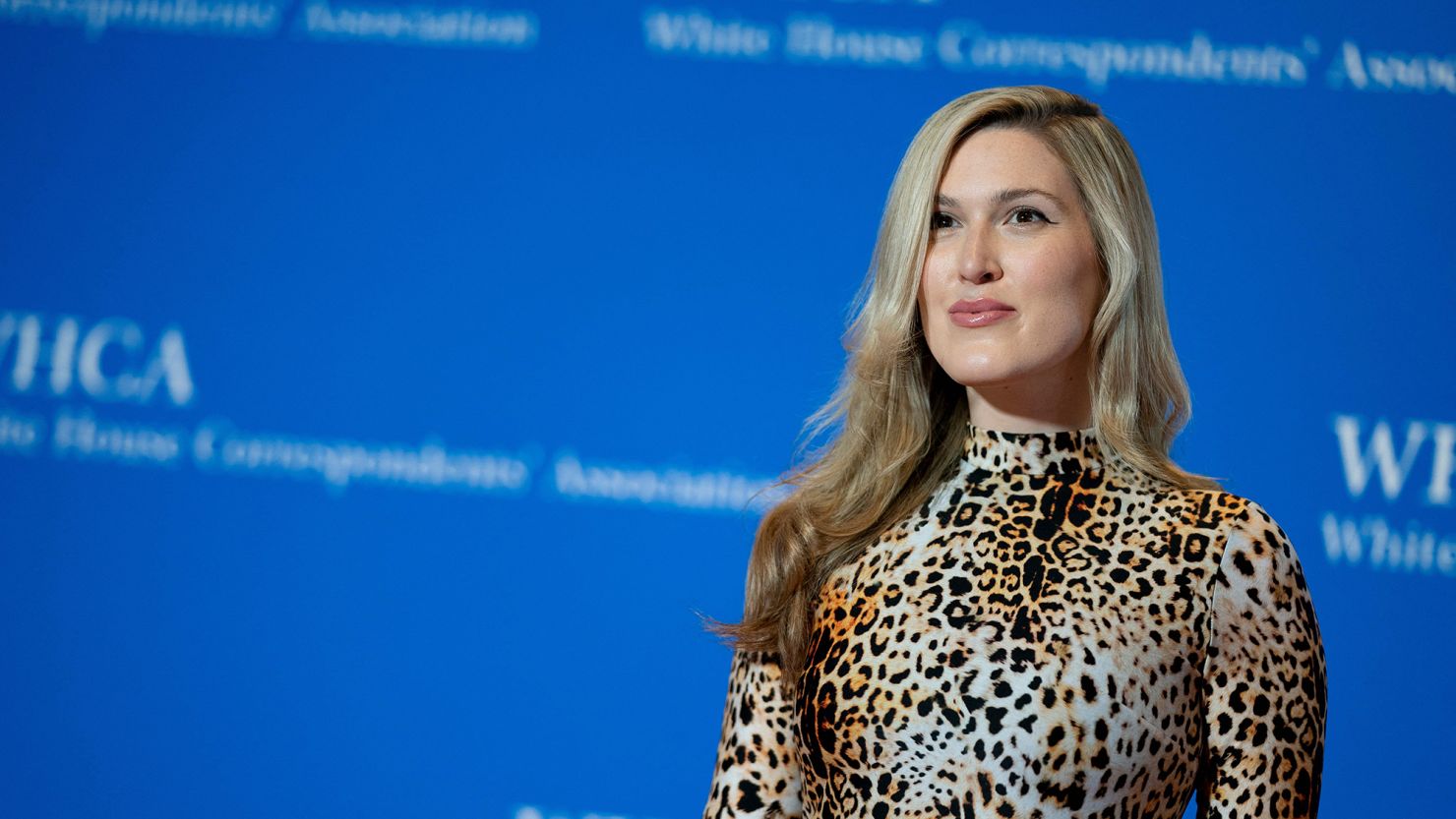 Reporter Olivia Nuzzi arrives for the White House Correspondents' Association dinner at the Washington Hilton in Washington, DC, April 29, 2023.